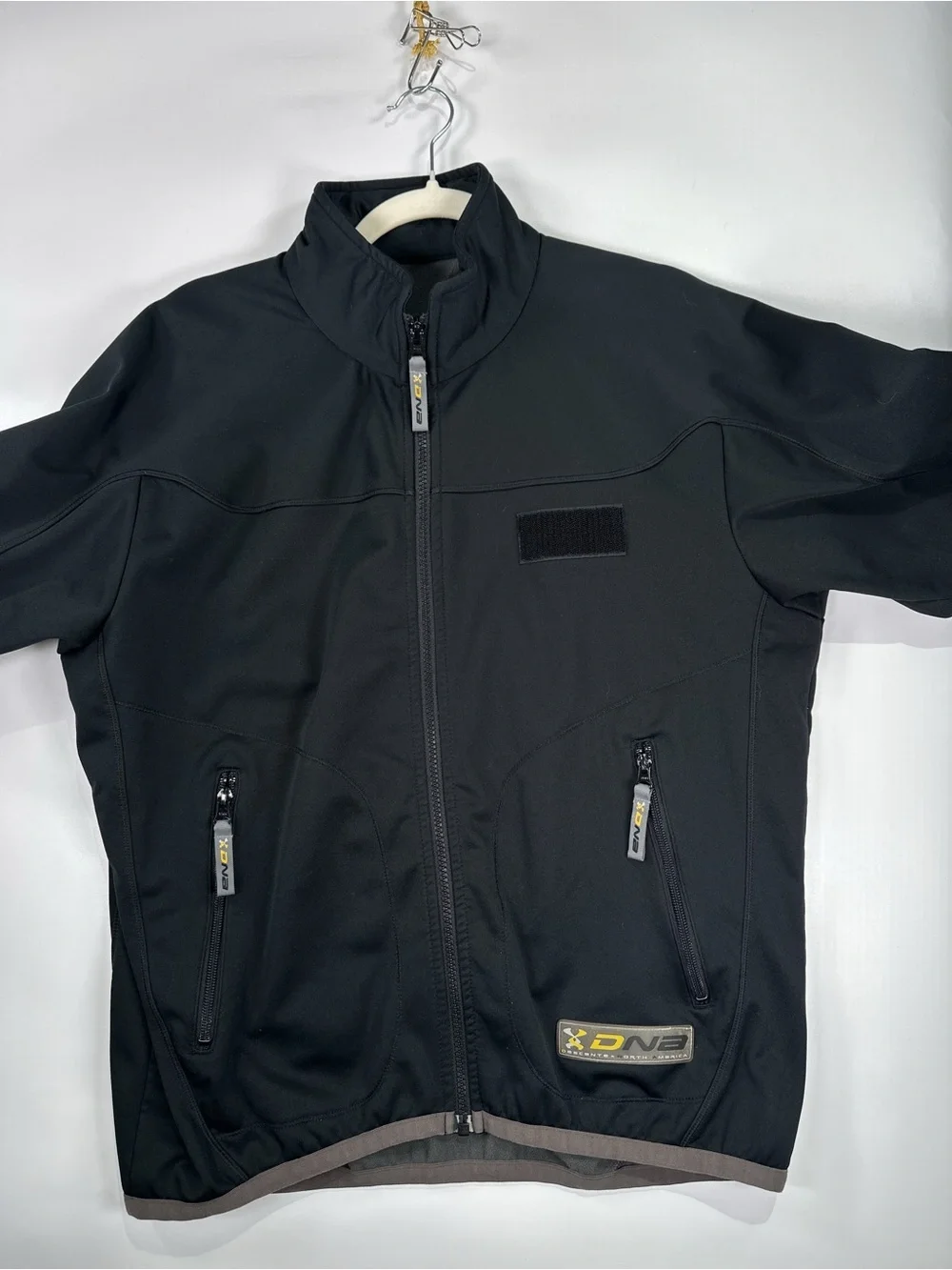 Descente Softshell Jacket Fleece Lined Full Zip Black S